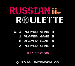 Russian Roulette Title Screen